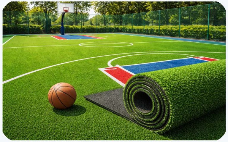 High Density Sports Turf for Basketball Courts