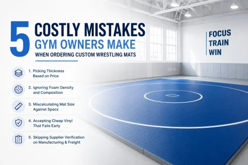 5 Costly Mistakes Gym Owners Make When Ordering Custom Wrestling Mats Featured Image
