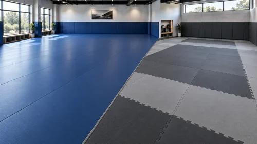 BJJ Mats for Academies: Roll-Out vs Interlocking Mats and Space Planning Featured Image