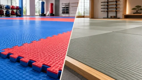 Taekwondo Mats vs Karate Mats: Surface, Grip, and Training Use Featured Image